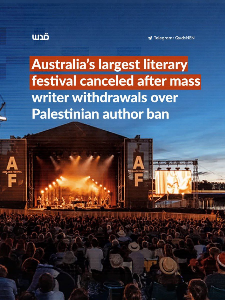 QudsNen's tweet image. The Adelaide Writers’ Festival was canceled on Tuesday after organizers barred award-winning Australian-Palestinian author Randa Abdel-Fattah from attending.

The festival later issued an apology, which Abdel-Fattah rejected, saying it only addressed how the cancellation was…