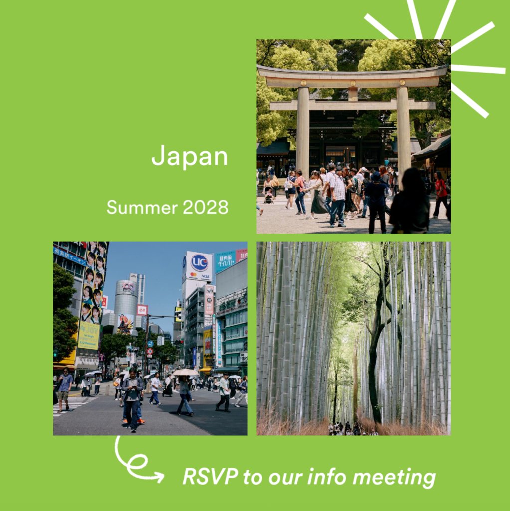 EU_CSD's tweet image. Ready for the adventure of a lifetime? 🌍
You &amp;amp;  your family have the opportunity to travel to JAPAN,  Summer 2028! 
🌸 Learn all about the trip, itinerary, and cost. 
📅January 28th, 2026
🕒6:30 PM
📍East Union CLC
👉 Register for the info meeting here: bit.ly/44IJEmN