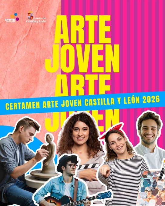Premios Arte Joven de <a href="/JuventudCYL/">Juventud CYL</a>
¿Tienes entre 16 y 30 años y pasión por el arte? Este es tu momento.
📅Plazo de solicitud hasta el 2 de marzo
tramitacastillayleon.jcyl.es/web/jcyl/Admin…
