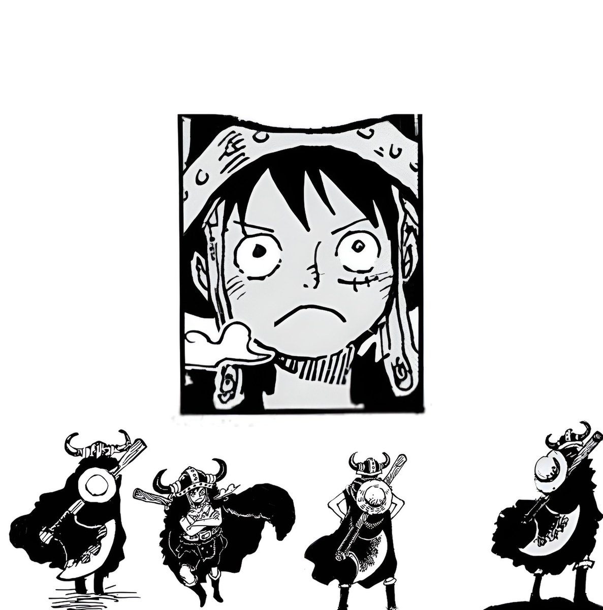 NAKAMAAAA112's tweet image. Monkey D Luffy 

#ONEPIECE1171
