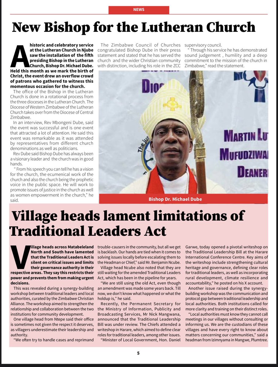 Zimbabwe Christian Alliance tweet media