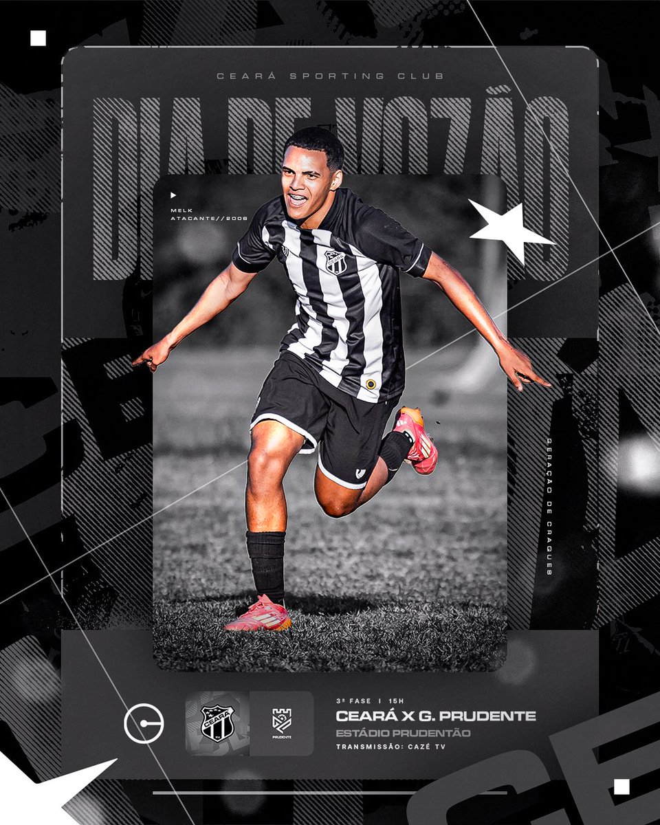 DIA DE VOZÃO NO MATA-MATA DA COPINHA! 🔥👴🏼

Nesta quarta-feira (14), valendo vaga nas oitavas de final, nossa #GeraçãoDeCraques enfrenta a equipe do Grêmio Prudente pela terceira fase da competição, às 15h, no Estádio Prudentão. 

📺 Acompanhe o duelo ao vivo na CazéTV (YouTube).