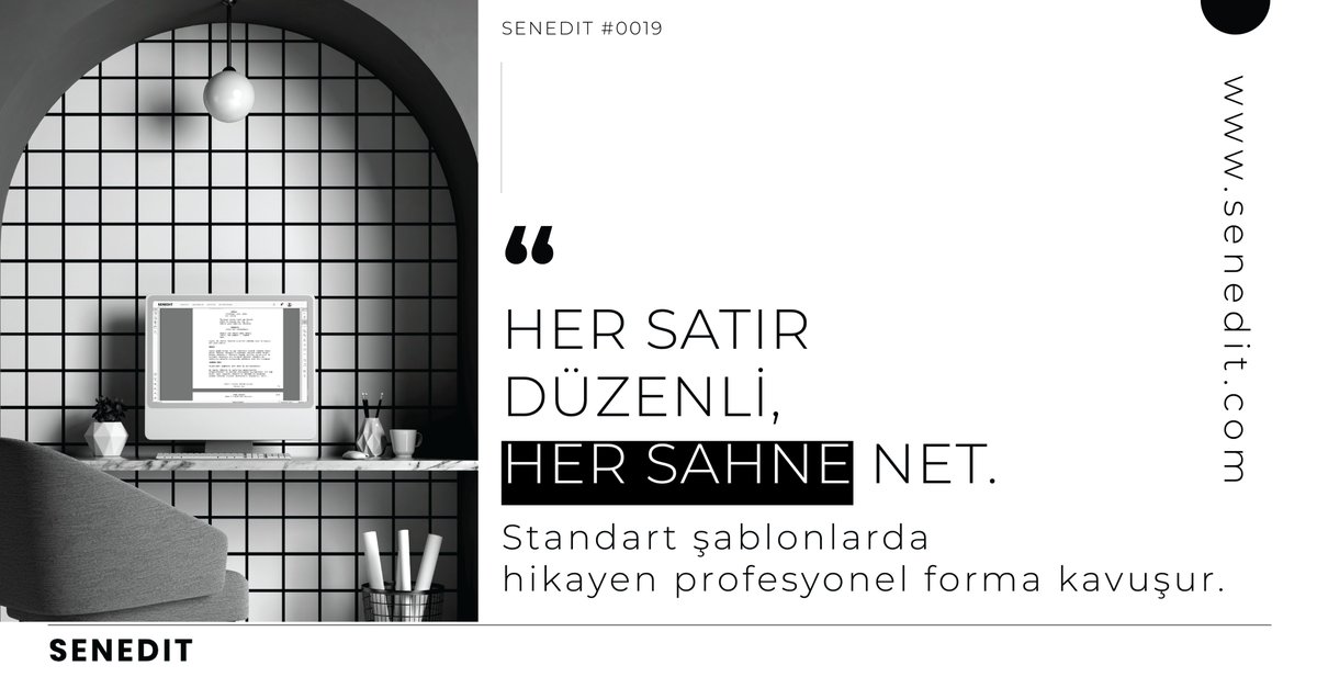 SenEDIT's tweet image. Yazmak daha akıcı.
Üretmek daha keyifli. ✨
Çünkü ilham, doğru alanda büyür.
SENEDIT ile her sahne daha net, her fikir daha güçlü.

Hikâyeni kendi ritminde yaz.🎬✨
#SENEDIT #yaratıcılık #senaryoyazarlığı #hikayeyazımı #üretkenlik