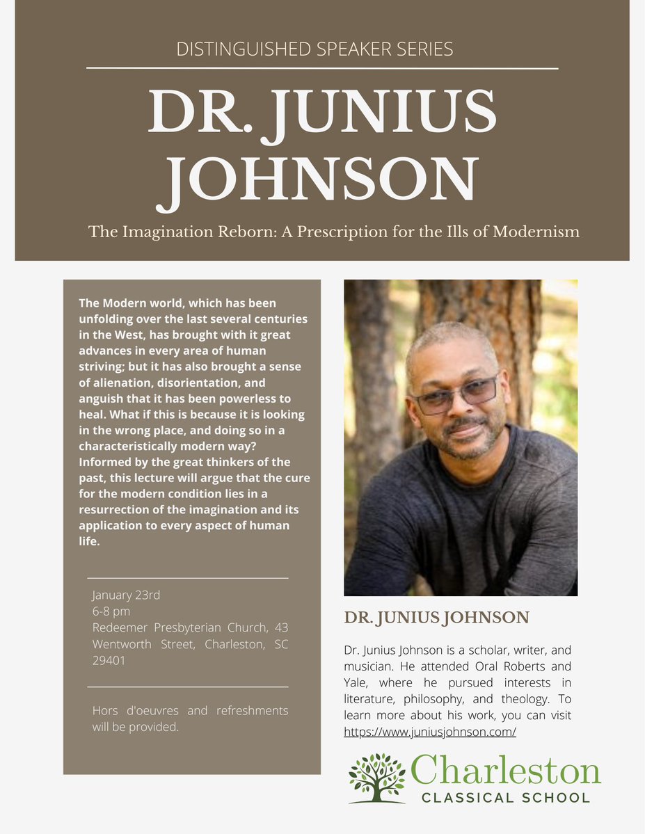 Coming to Charleston! This talk is free and open to the public.