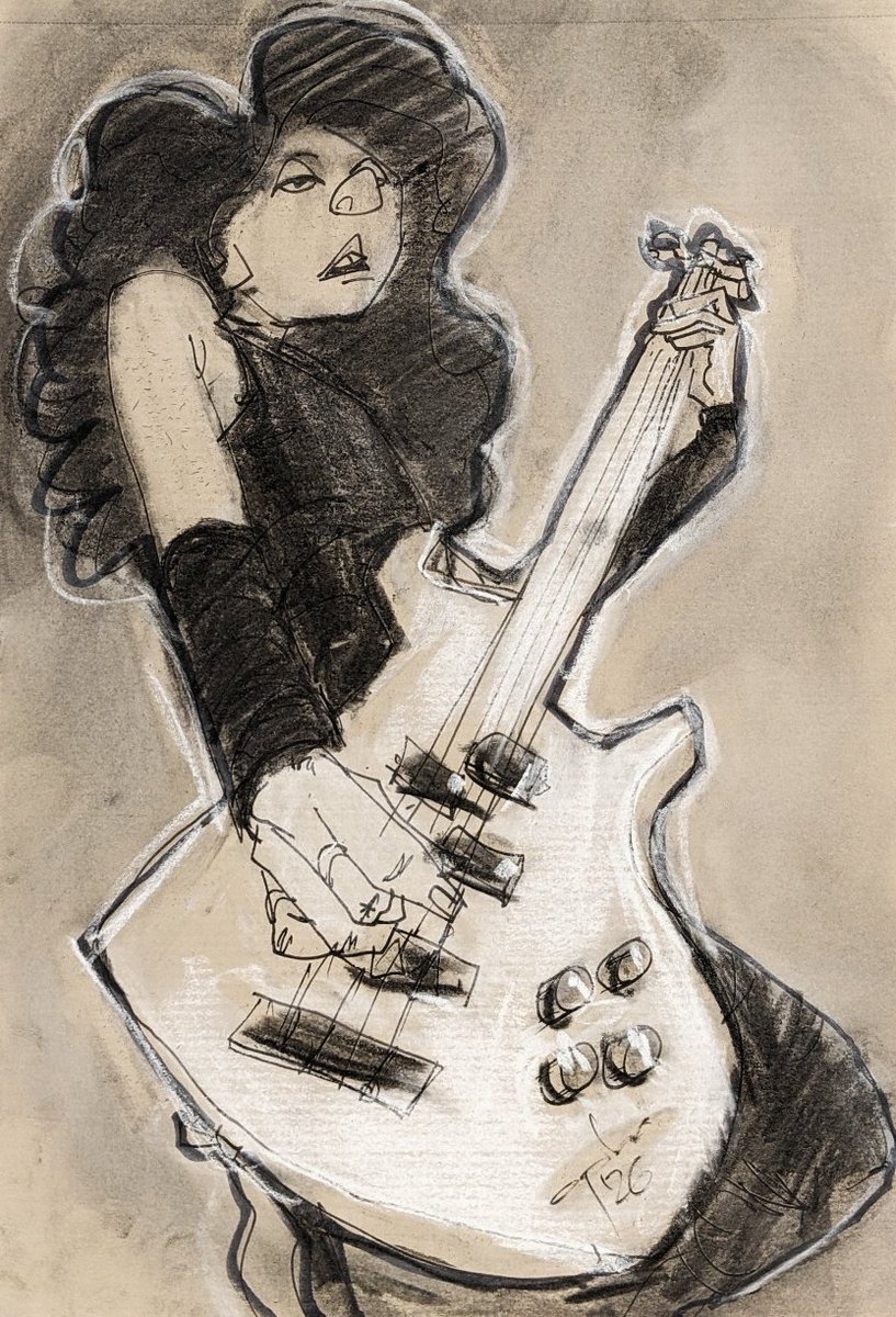 oplo_ink's tweet photo. Some bass charcoal #bass #rock #charcoal #illustration https://t.co/wGMvK4WxE3