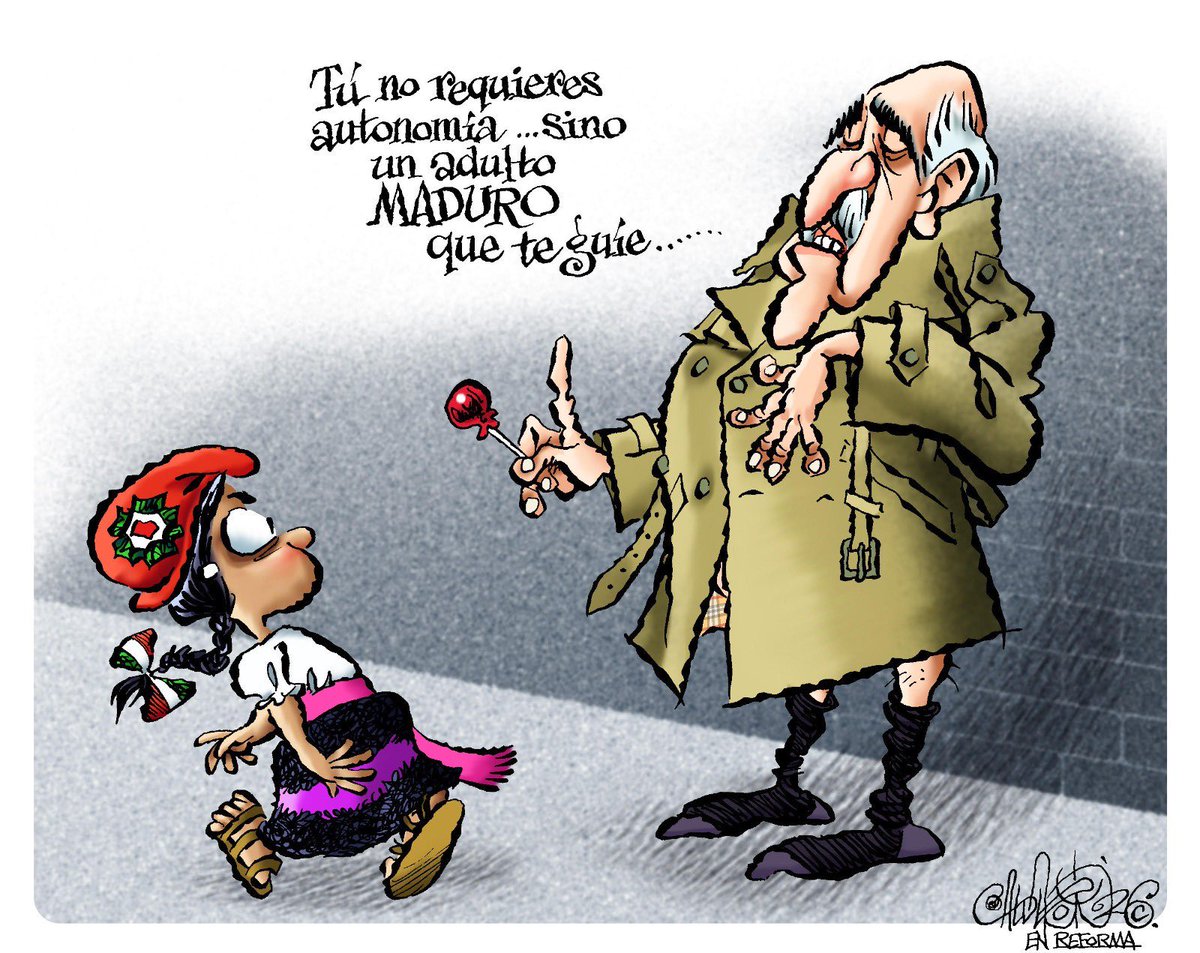 De terror el cartón de hoy de <a href="/CartonCalderon/">PacoCalderónCartones🇲🇽❤️🇺🇦❤️🇮🇱</a> porque refleja de una manera brutal las intenciones del régimen 😨