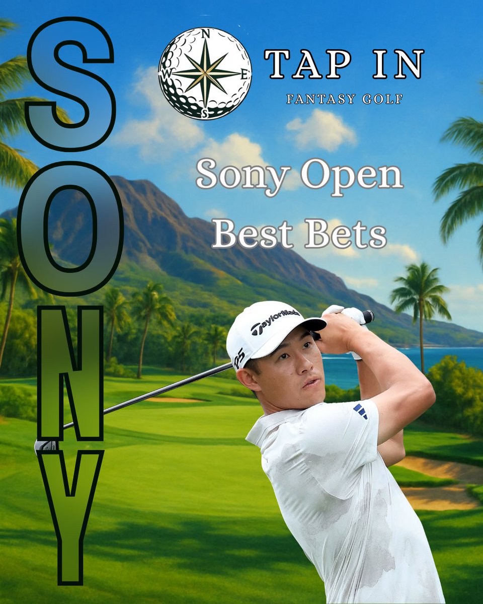 TapInFantasy's tweet image. The PGA season is finally here, which means there is money to be made! One of the biggest edges is to look away from outright bets, which are EV (expected value) negative plays and more to matchups and finishing position bets. We are going to look at some of our favorites along…