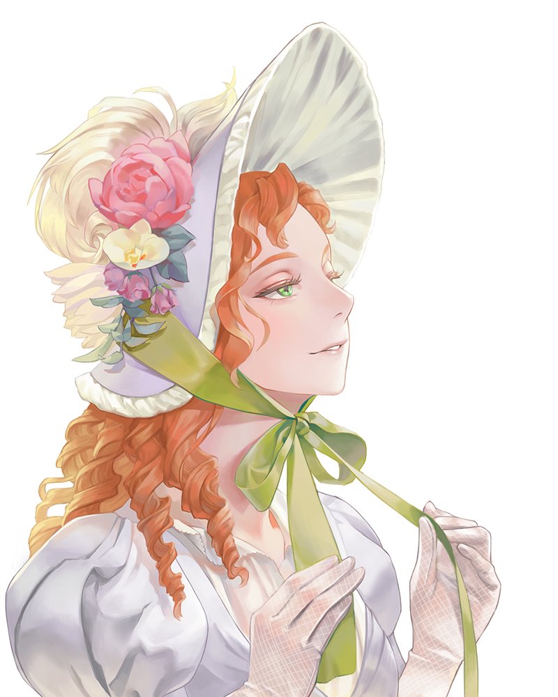 로판 스타일 여주를 그렸어요