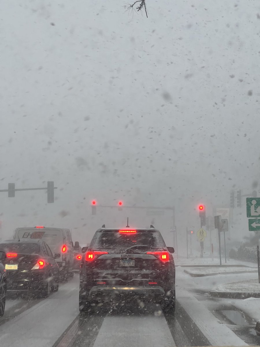 _ellybean's tweet image. Living in the Midwest is funny because in like 30 minutes I’ll hop on a call with a client in Florida and they’ll ask me how I am and I’ll say “good” knowing that I drove to work with almost no visibility alongside hundreds of others also on their way to work