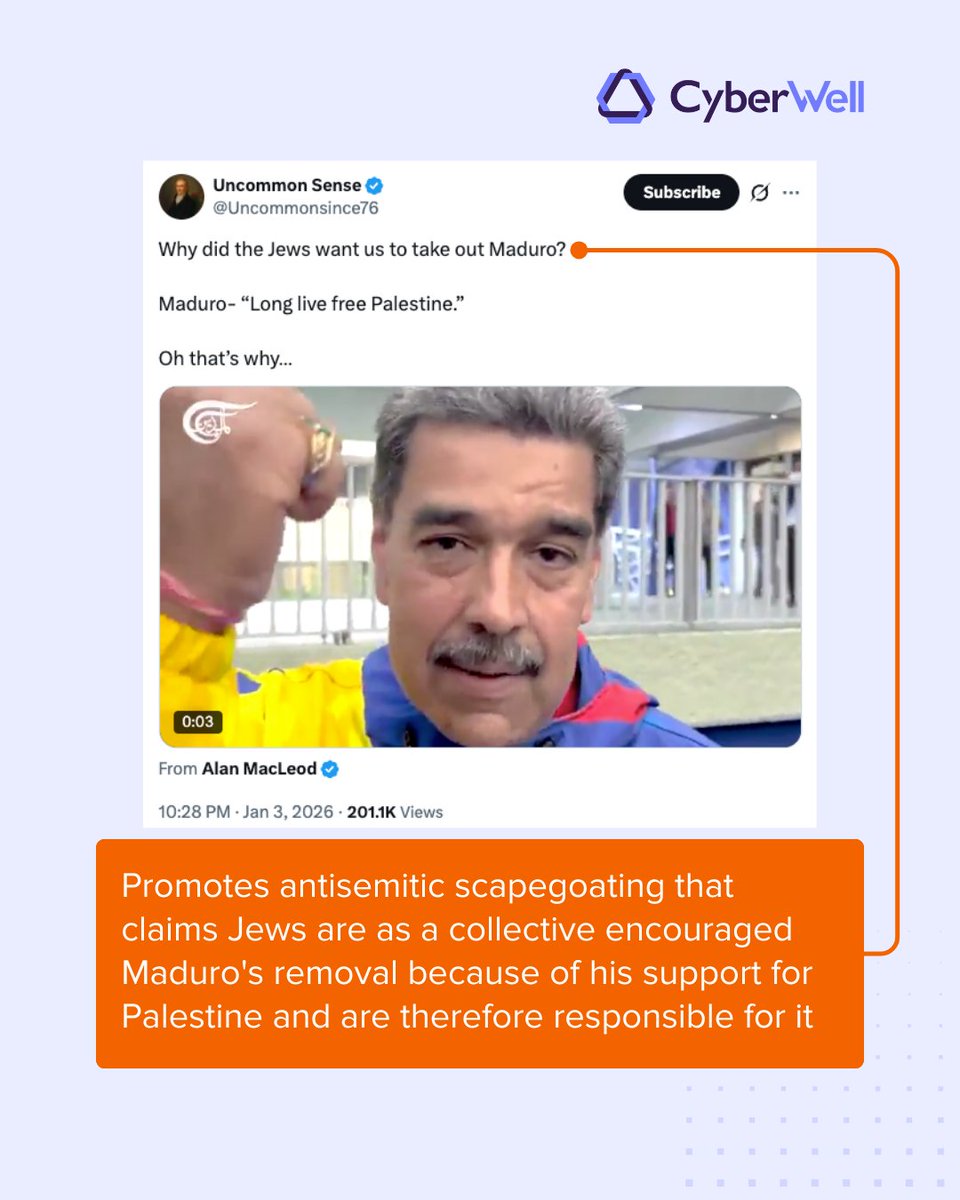 CyberWell tweet media