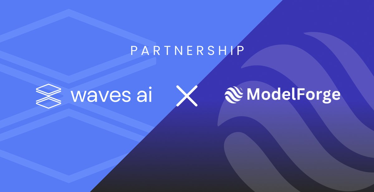 WavesAIOfficial's tweet photo. 🤝 Waves is partnering with @Model_Forge!

Model Forge is an all-in-one AI infrastructure platform that simplifies how intelligent systems are built, deployed, and scaled by unifying models, data, compute, and agents into a single platform.

🔗 By bringing Model Forge into the Waves Intelligent Content Oracle, we’re set to expand signal understanding around #AI model access patterns, inference activity, and usage behavior across decentralized compute environments.

🔔 Stay tuned for updates!

#WAVESAI