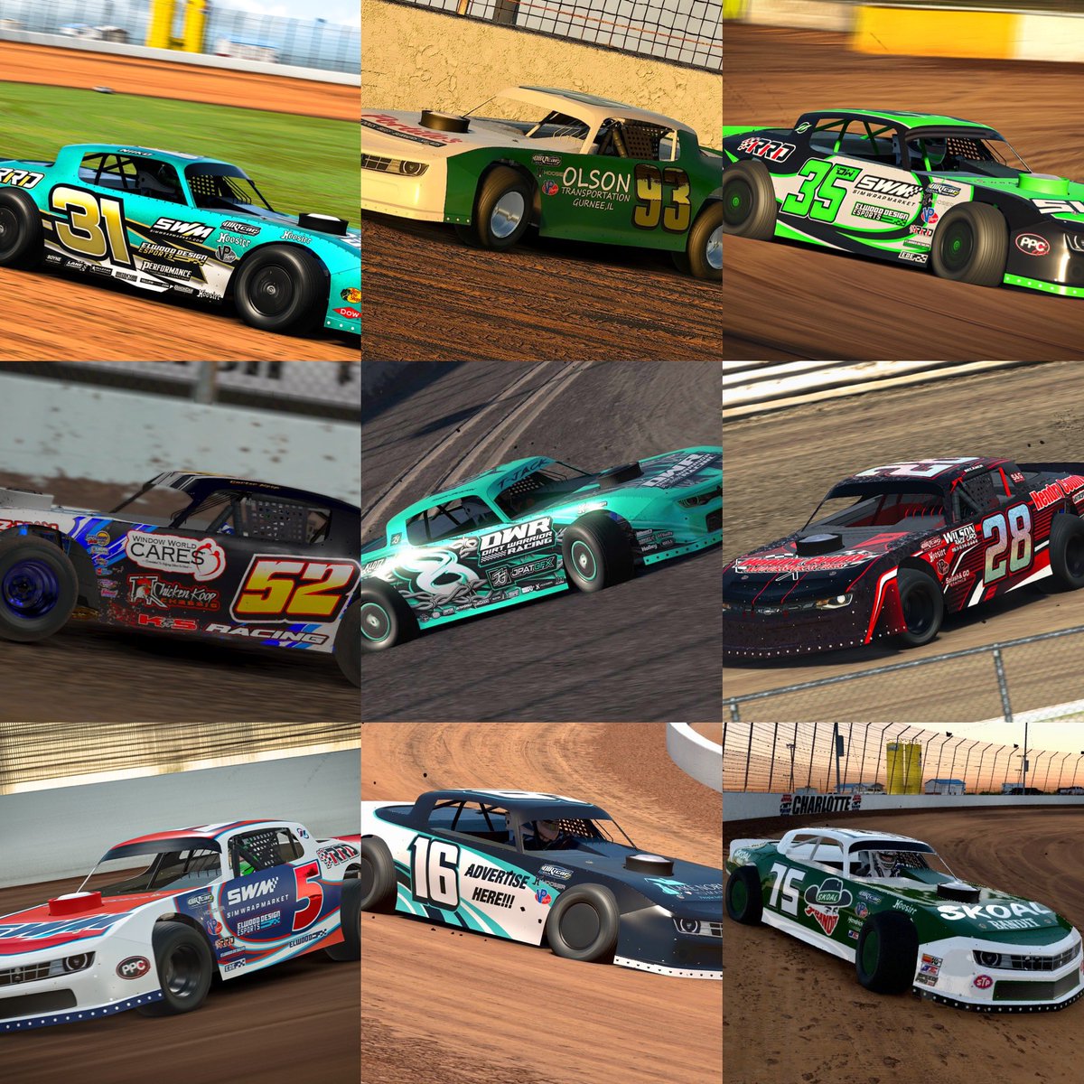 Tomorrow night 🏁
The grid is loaded for the 5th Annual AREA Charity Race. Racing for Lake Norman Humane in honor of Greg Biffle 🐶

Register: forms.gle/xxQRfeXrg1gzyD…
Watch: youtube.com/live/q-576Mow_…