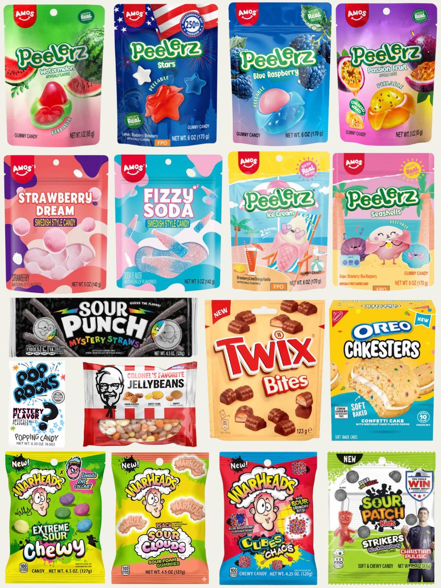 More candy keeps coming! New releases and new products coming soon 😍

- Peelerz Watermelon (available on our website now)
- Peelerz Stars (February)
- Peelerz Blue Raspberry (February)
- Peelerz Passion Fruit (available on our website now)
- Amos Strawberry Dream (available on