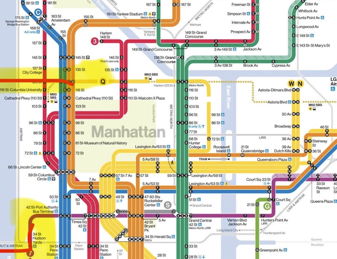 eaconner's tweet image. .@GovKathyHochul and @MikieSherrill should direct the Port Authority to work with @MTA to bring the Q and 7 to Hudson and Bergen Counties, reducing car traffic into the city and improving regional mobility.

NJ needs to invest in a north-south Subway in Hudson.