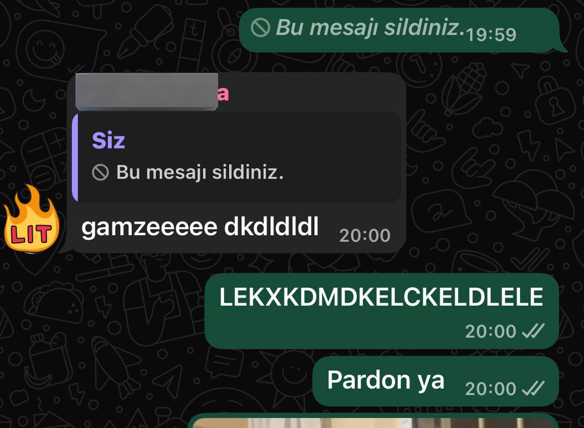 thinkbabylon's tweet image. anında nasıl gördün mesajımı amk ya