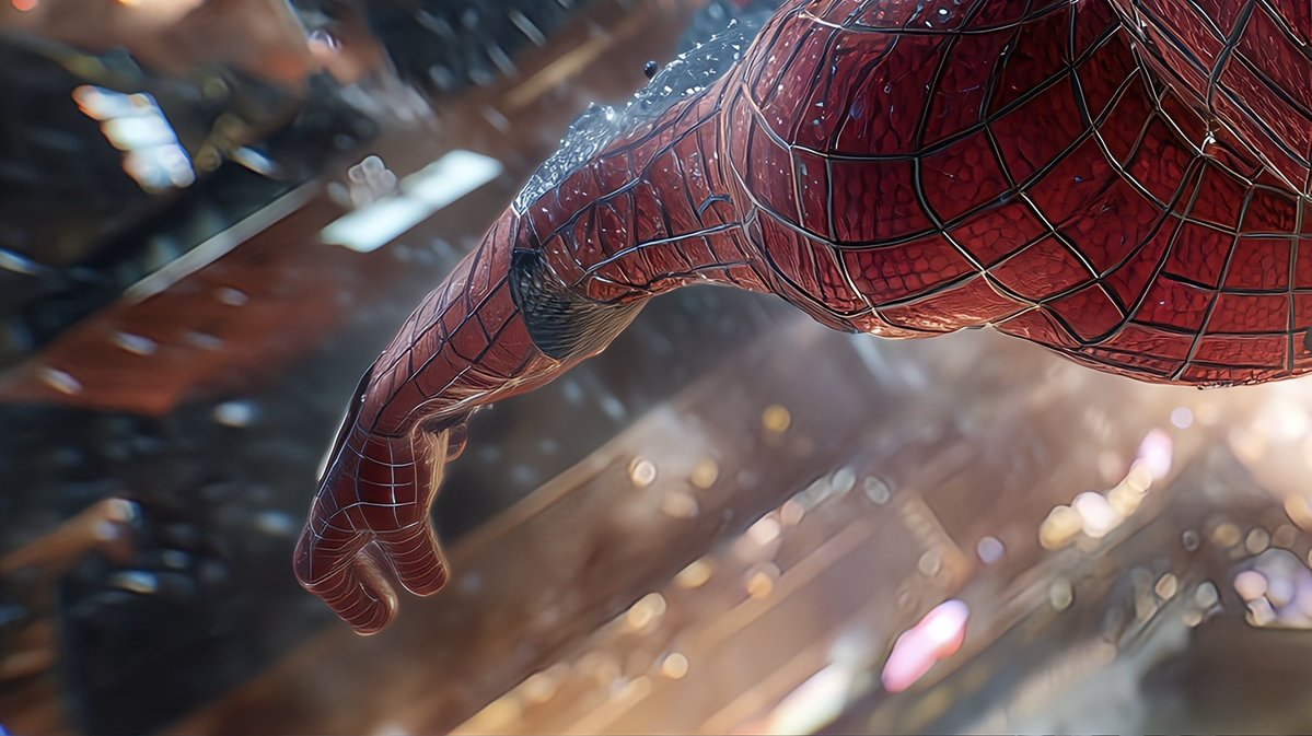 aestheticsguyy's tweet image. Spiderman | full image below 🕷️