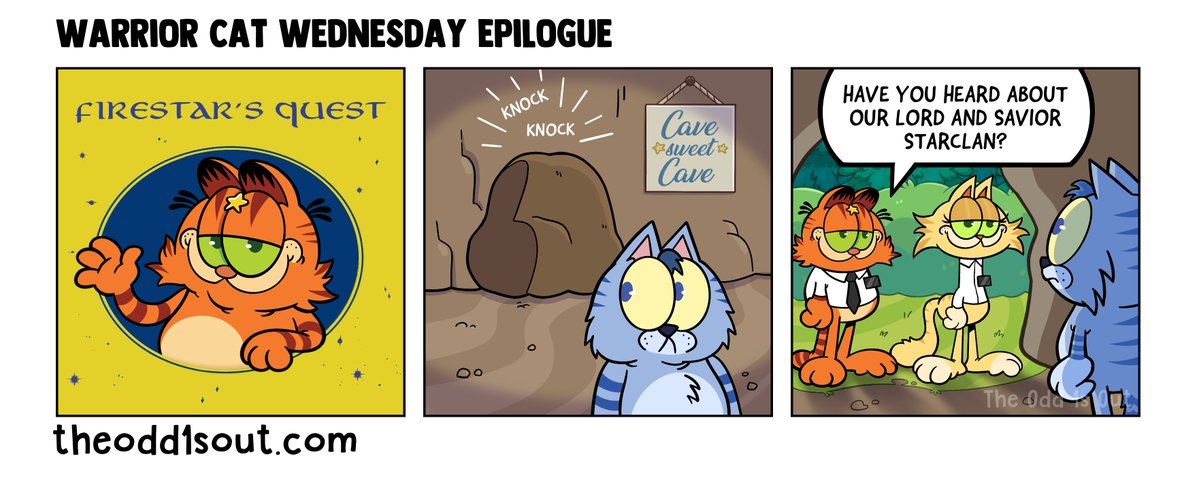 theodd1sout's tweet image. Happy (bonus) Warrior Cat Wednesday!