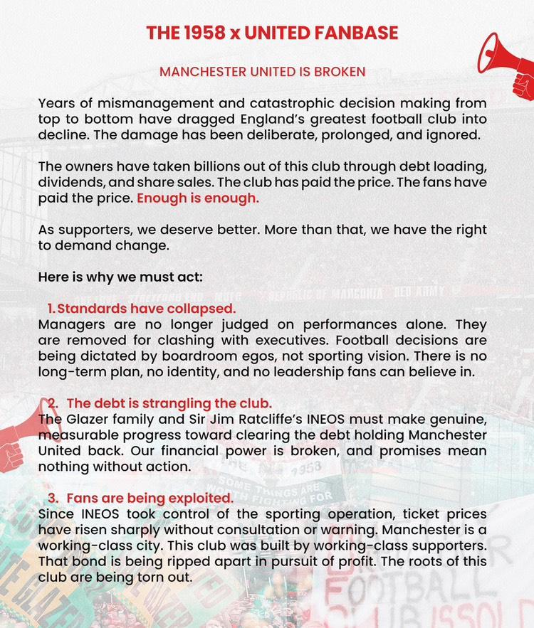 SznYanited7's tweet image. 🚨🚨🚨 It's time!  #GLAZERSOUT #INEOSOUT #UNITEDISBROKEN