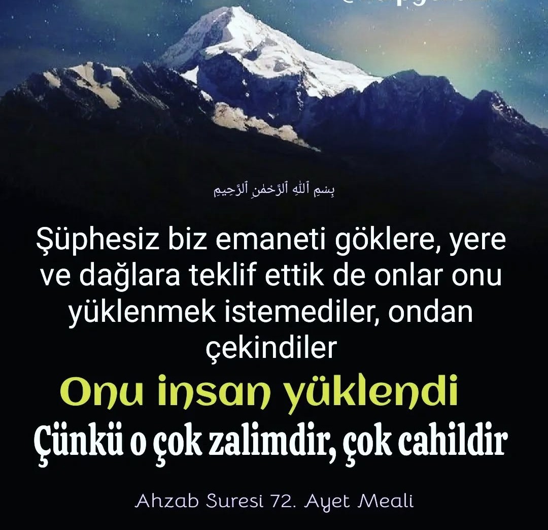 Atalarını bu dünyada çok sevenler
ahiretde ona acaba duamı edecekler.
İnsan çok cahildir.