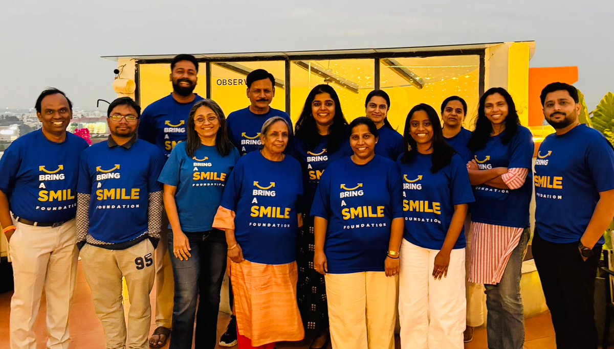 bringasmileteam's tweet photo. # @Bringasmileteam kickstarted 2026 with a BaS Social (a casual meet-up of volunteers) on Jan 10, 2026 at Habitat Cafe, Hyderabad. 
13 volunteers met and discussed various projects.
Since 2019, we have spent nearly Rs. 2 crores/ USD 220,000 (approx) on charitable projects. https://t.co/eHYOiyqVzE