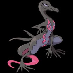Pokemon Scarlet Nuzlocke update. We defeated both the Ghost Gym and the Ground titan but again Victory came at a heavy price. 

RIP Scaly Bait the Salazzle, taken from us thanks to a surprise destiny bond.  #pokemon