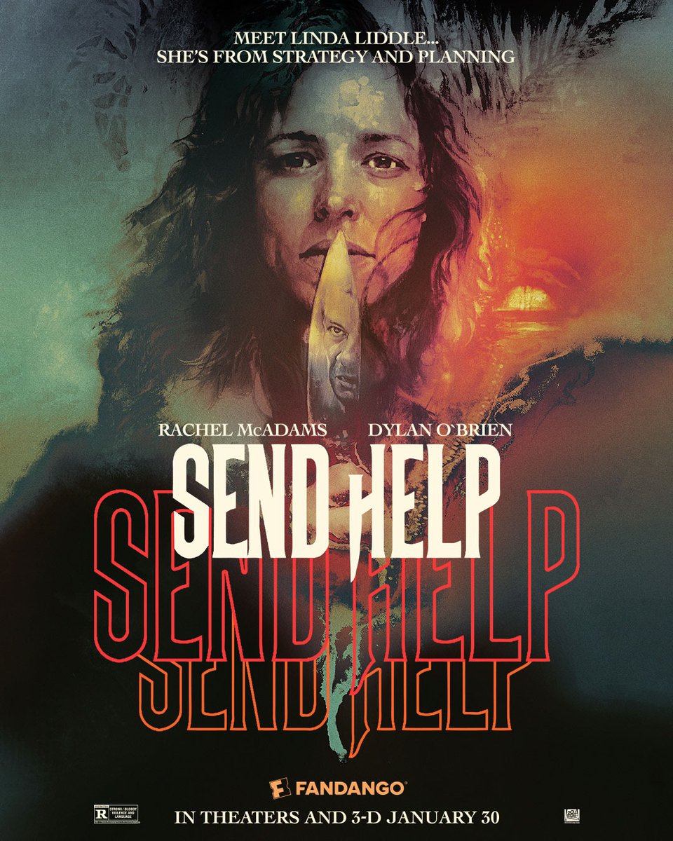 BDisgusting's tweet image. Nobody brings a horror hero to the screen quite like Sam Raimi. New poster for SEND HELP starring Rachel McAdams.