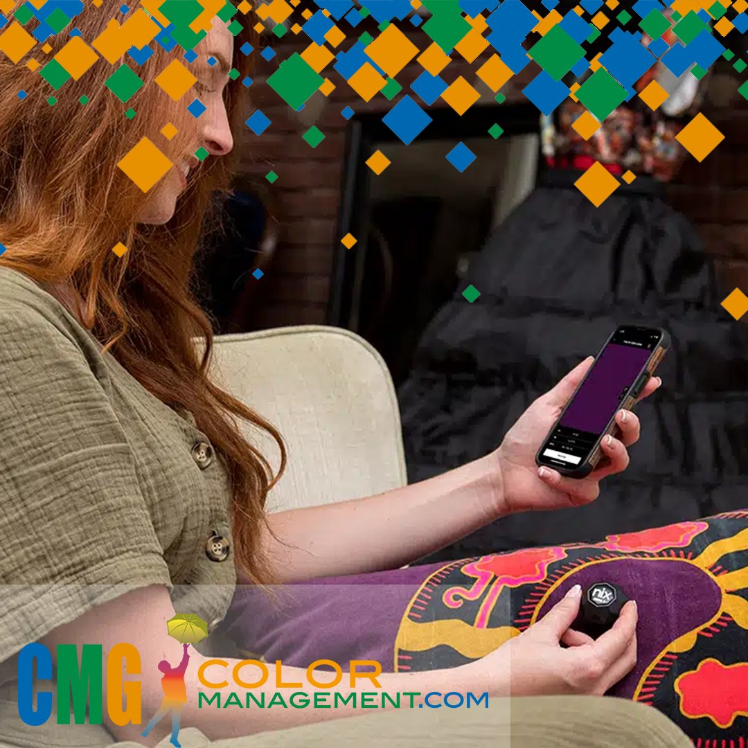 Need to check colors on the go? The NIX Color Sensor Mini 3 is perfect for salespeople &amp; graphic designers! This portable colorimeter connects to your phone, making it affordable &amp; high-quality. Learn more here: bit.ly/3YuK38O 
#ColorManagement #Printing #GraphicDesign