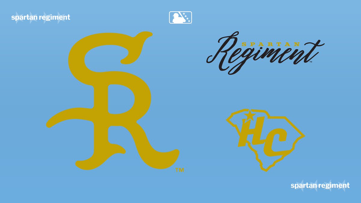 MiLB's tweet image. Introducing the Spartan Regiment! 🇺🇸

The @Spartanburgers_  first alternate identity honors the city's namesake and Revolutionary War history in the Palmetto State: atmlb.com/4sGIkuR