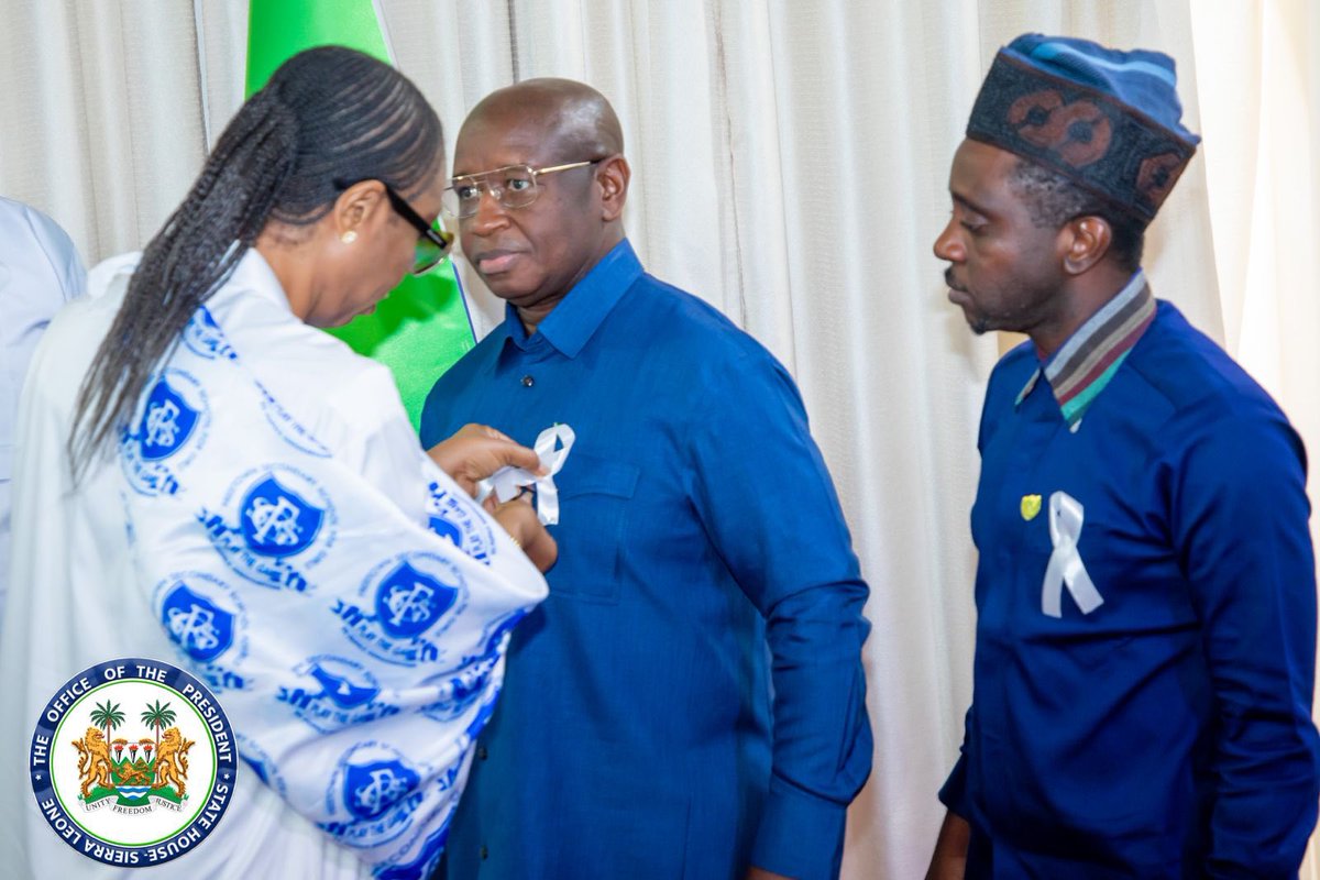 Julius Maada Bio tweet media