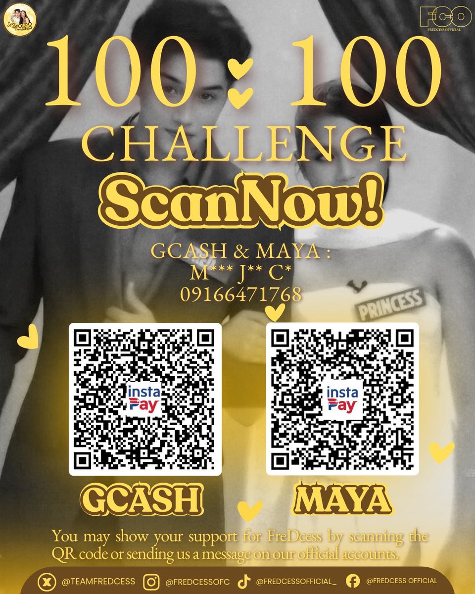 The 100:100 Donation Drive has begun, and we’re inviting every predzel to be part of this powerful movement! With just ₱100 from 100 supporters, we can set this journey in motion and prove the unstoppable unity of our fandom. Guided by trust and transparency, we’ll share