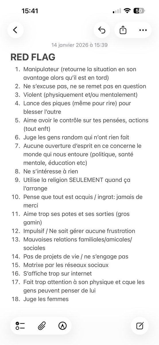 _mg44's tweet image. j’ai vu une meuf le faire ici, donc voici ma liste de red flag