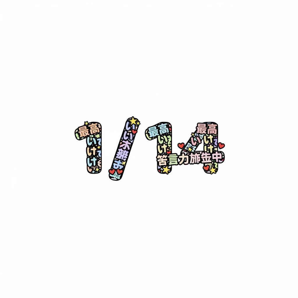 1/14　褒め言葉カードの日
日本語の誉め言葉用意して、日本語強調して、これ並べてって日本語でお願いしてもBananaさんは謎言語を持ってくる。
#AIart NanoBanana