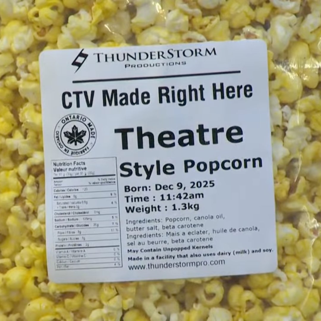 ontario_made's tweet photo. This week, @ThunderstormKW was featured on the @CTVKitchener segment 'Made Right Here'! From classic popcorn to custom candy-coated flavours, they use local Ontario ingredients to make every event memorable. 🍿 
#OntarioMade

Watch the feature here: https://t.co/8bOQUpbar7 https://t.co/gukAPmVYhG