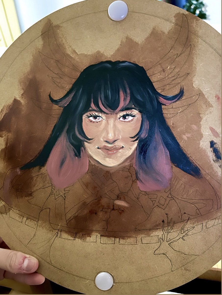 novembernatten's tweet image. giving myself oil paint poisoning for the first time in 3 years #IMBACK