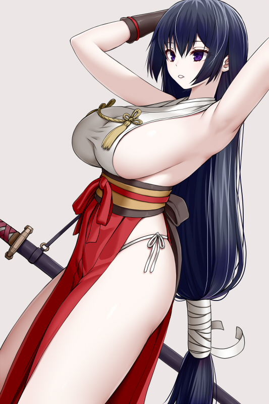 影の色選びと塗り方の練習で『チャイナドレス要素を取り入れた巫女衣装』を塗って観たり。 