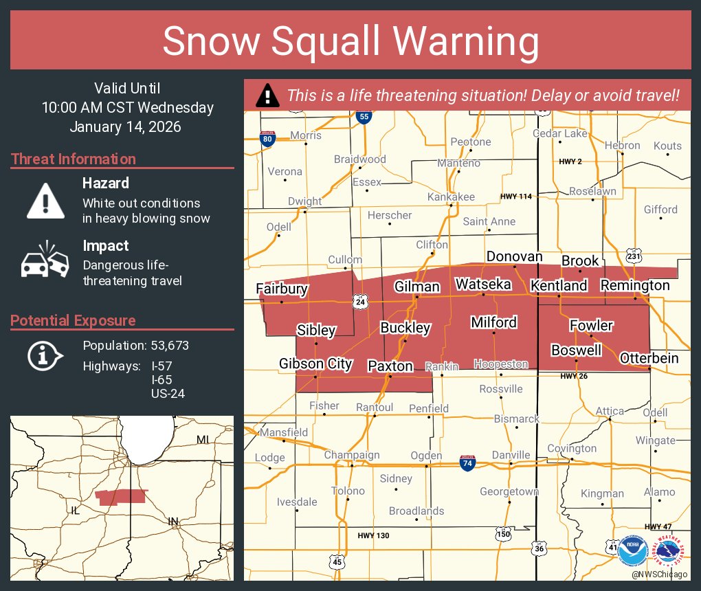 NWS Chicago tweet media