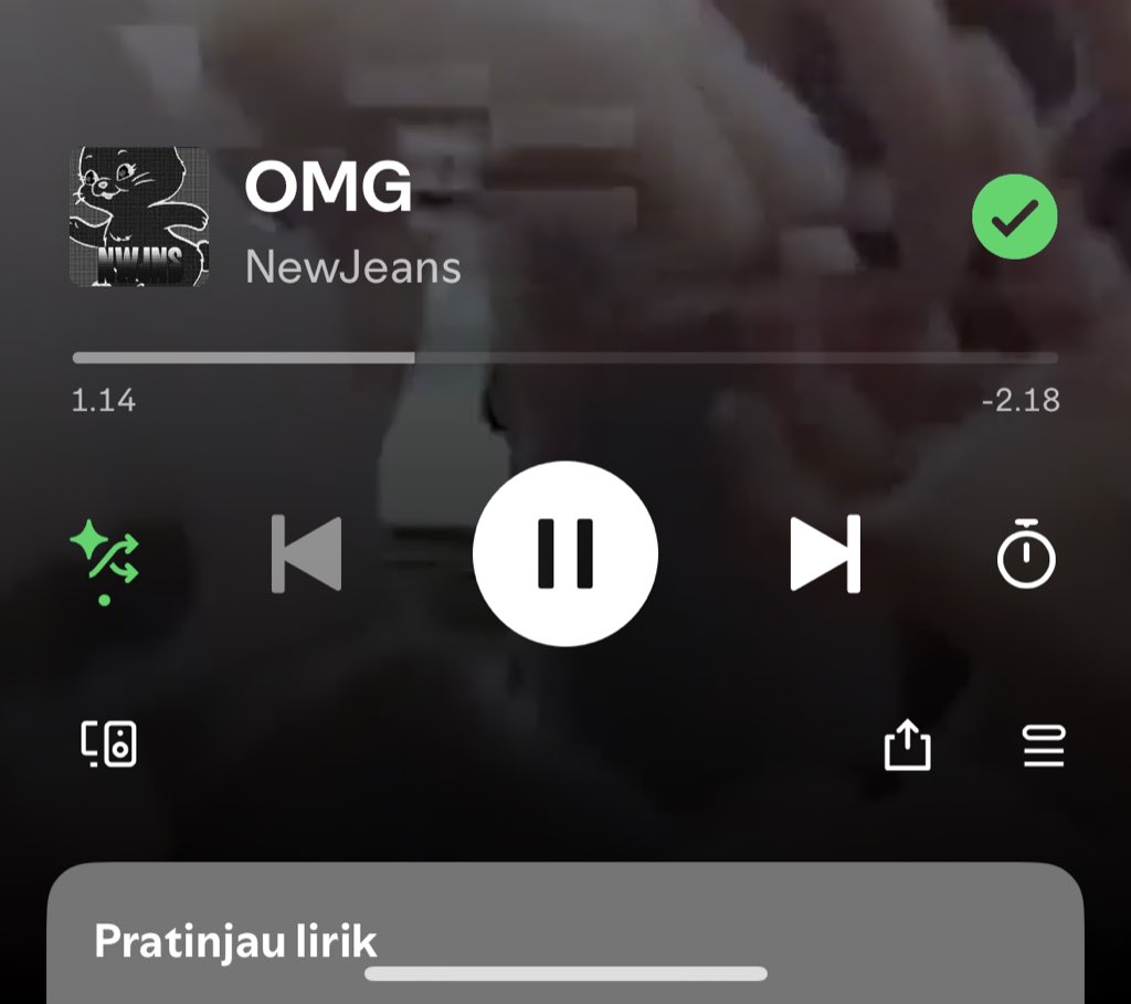 apnormalize's tweet image. Kesekian kalinya muter lagu newjeans