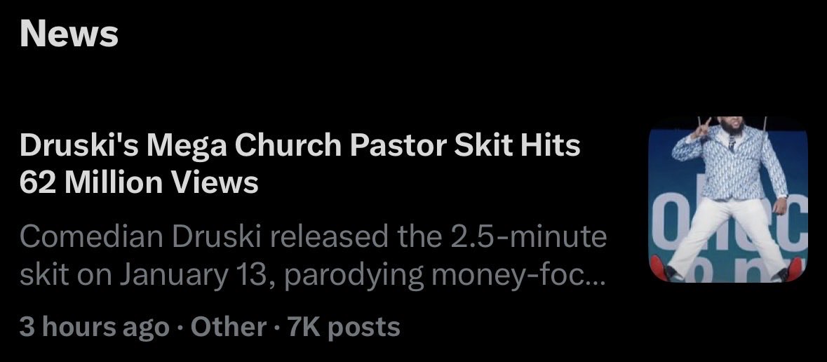 Almost 3 times more views than his most watched skit, repricing imminent 🤝