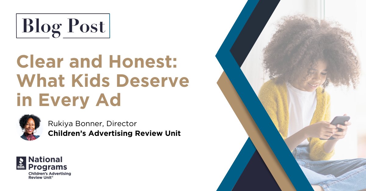 CARU | Children's Advertising Review Unit tweet media