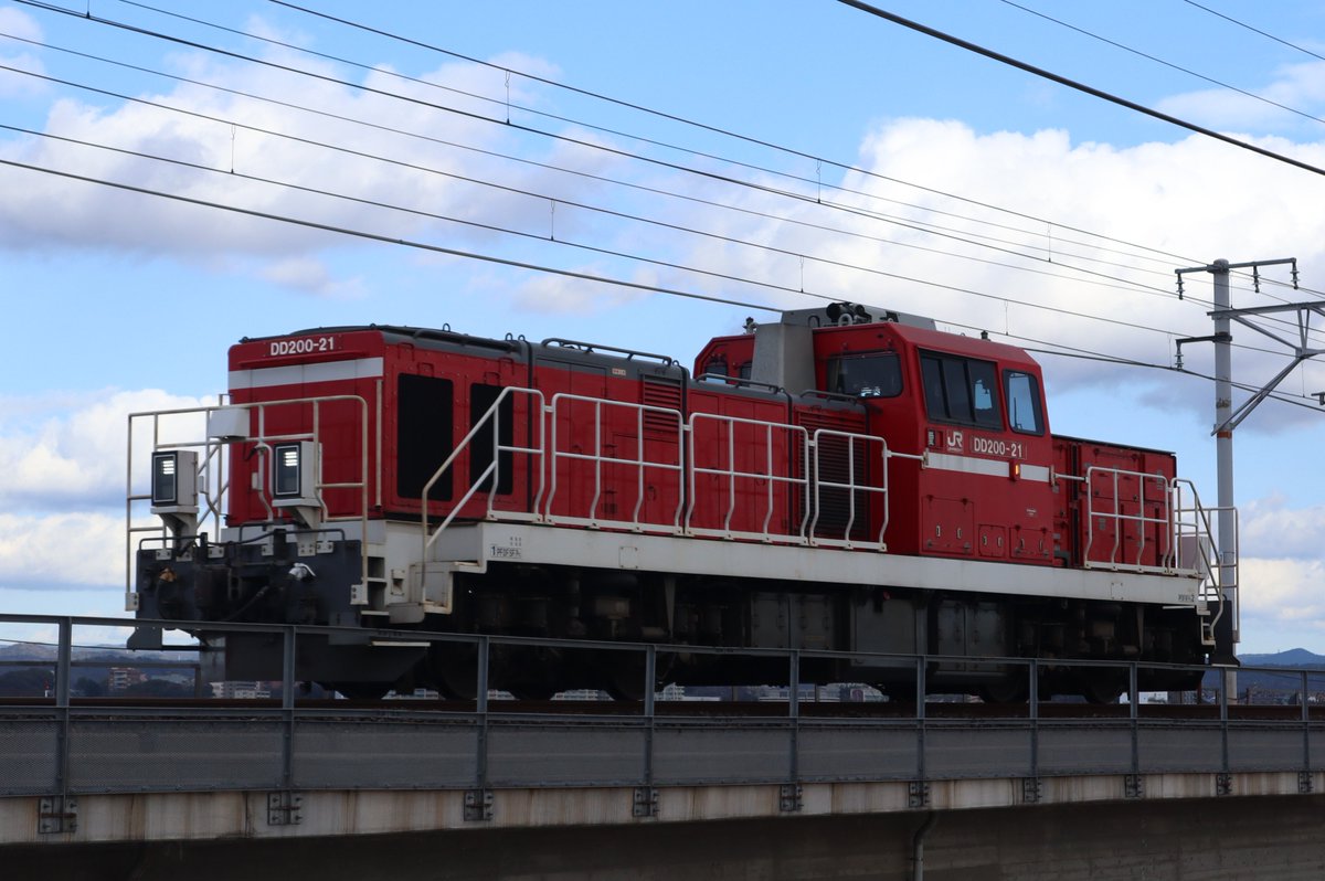 2026 1/14 (水) 9863レ DD200-21 [愛] 天浜甲種、日鐵チキを牽引した21