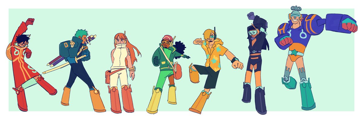 temporalboreal's tweet image. partial egghead lineup thing (+ some small changes)