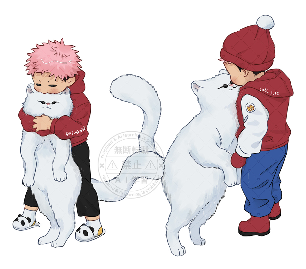 yu1ko33's tweet image. #五悠 🐱💗