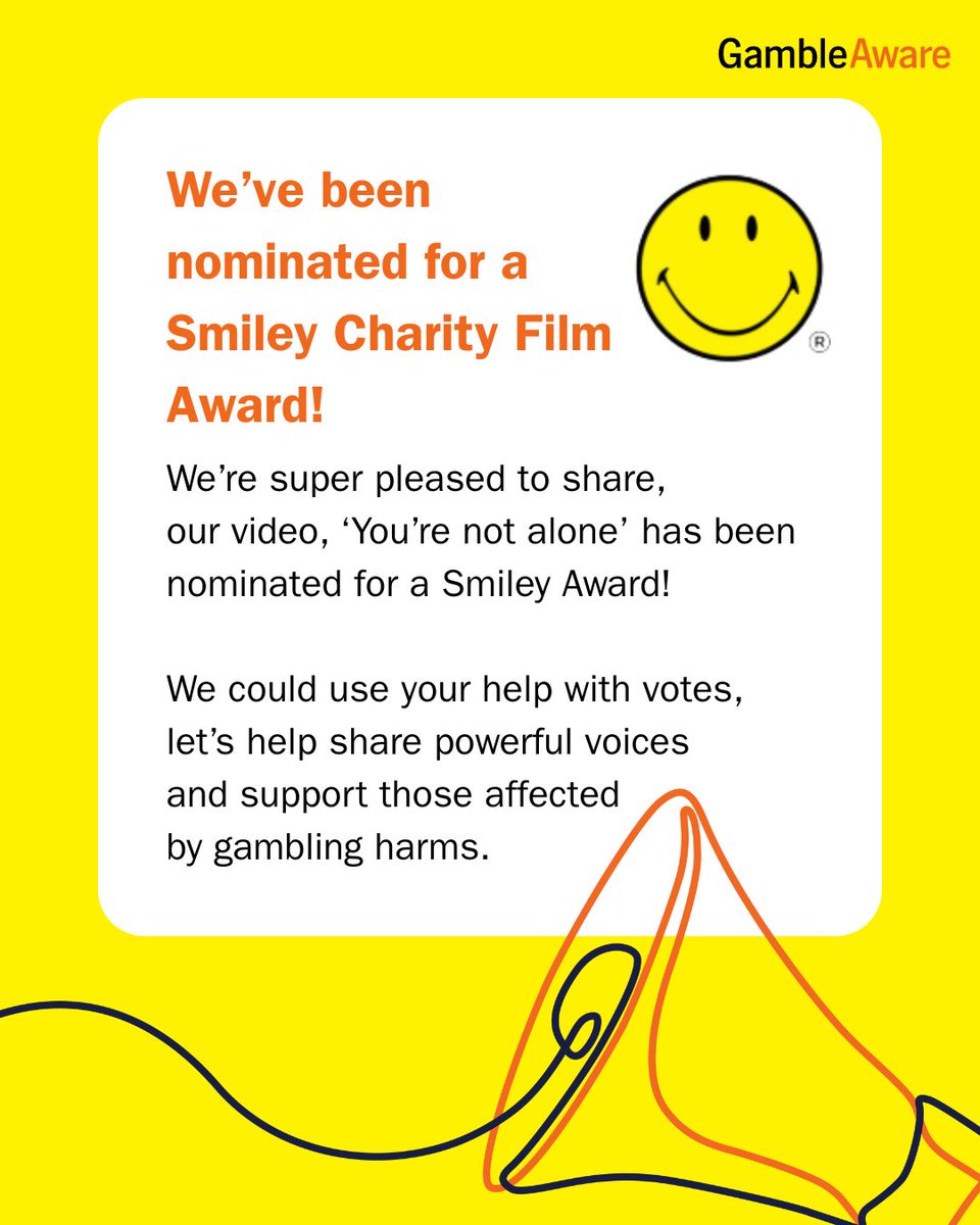 GambleAware tweet media
