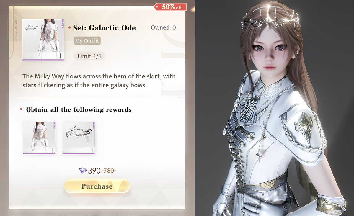 taschibunny's tweet image. Crystal Giveaway 4.0 ᰔ

˖ ݁✦. 𝐋𝐚𝐬𝐭 𝐂𝐡𝐚𝐧𝐜𝐞 .✦ ݁˖

to get MC's new dress 'Galactic Ode'

5x 450 Crystals + 90 Diamonds (5 Winners, one each)

Follow + ♡ + ↻ to participate

GA will end at January 16th at 6pm my time (UTC+1)

Pls feel comfortable to share your Hunter…