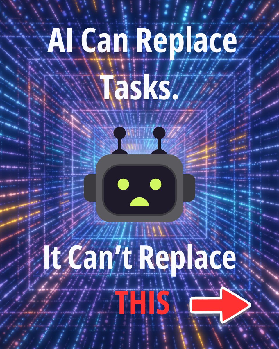 EnthusiasticYou's tweet image. Everyone’s asking what AI will replace.
That’s the wrong question.
The real opportunity is understanding what becomes more valuable because of AI.
This shift changes how we lead in the AI era.
#humancapacity #AIandWork #futureofwork #leadership #purposeorperish