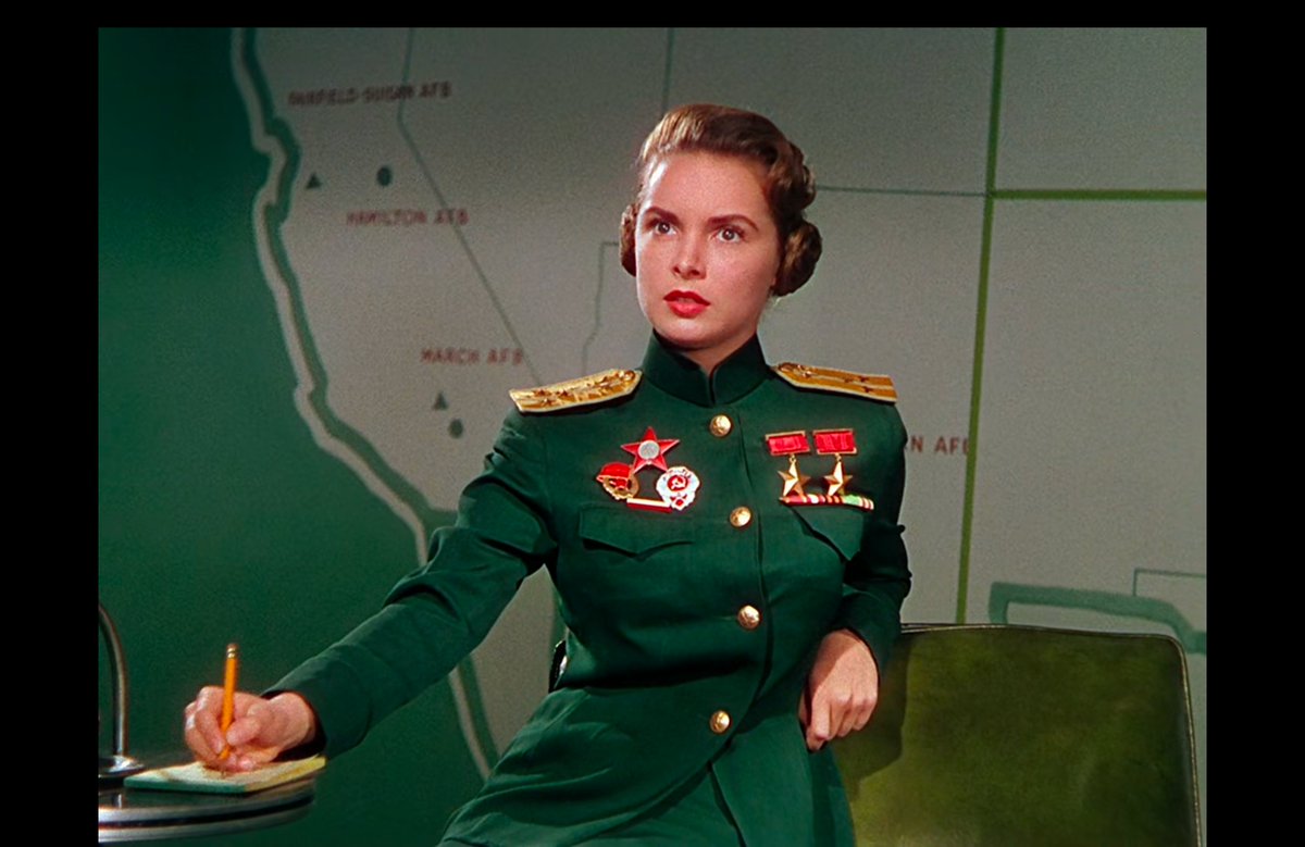 chantaldykerman's tweet photo. Janet Leigh in Josef von Sternberg's only color film, JET PILOT https://t.co/rjjBIQTQyw