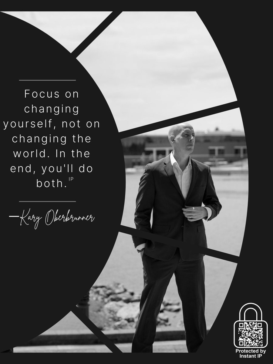 realInstantIP's tweet image. You don’t have to chase significance.
You grow into it.

Change yourself first.
The world will feel the ripple.