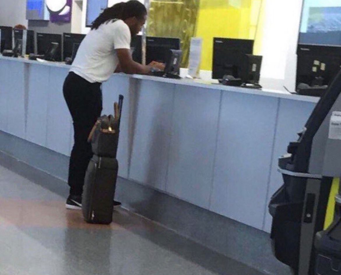 Breaking News: John Harbaugh spotted at Newark airport 👀👀👀 #NYGiants