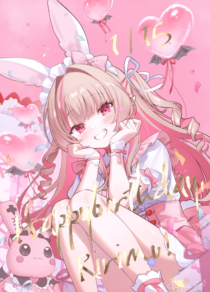 みんなたくさんお祝いしてくれてありがとう🩷

#魔界ノりりむ生誕祭2026