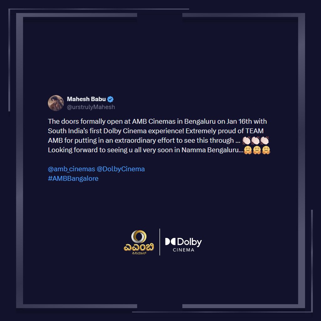 Team Mahesh Babu tweet media